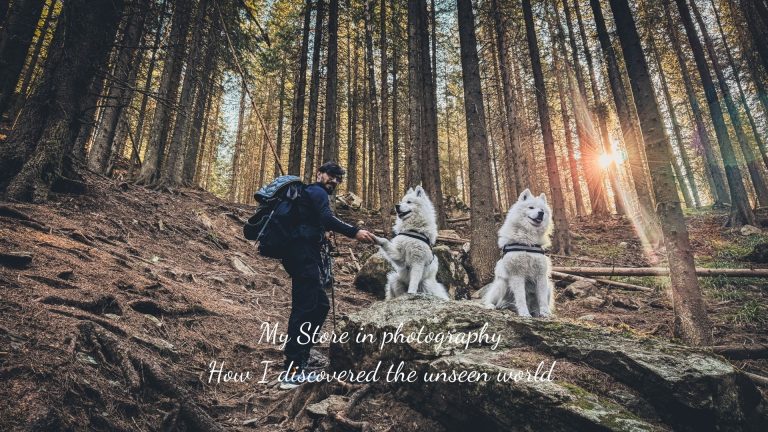 hiking in forest with dogs | nature photography Romania