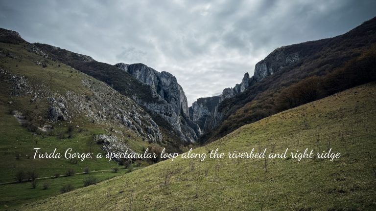 Turda Gorge: a spectacular loop along the riverbed and right ridge