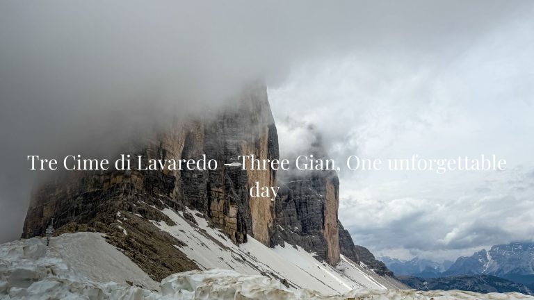 Tre Cime di Lavaredo – Trei coloși, o zi de neuitat